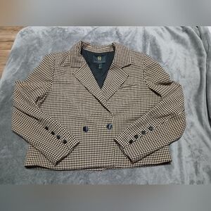 Women's Houndstooth Blazer